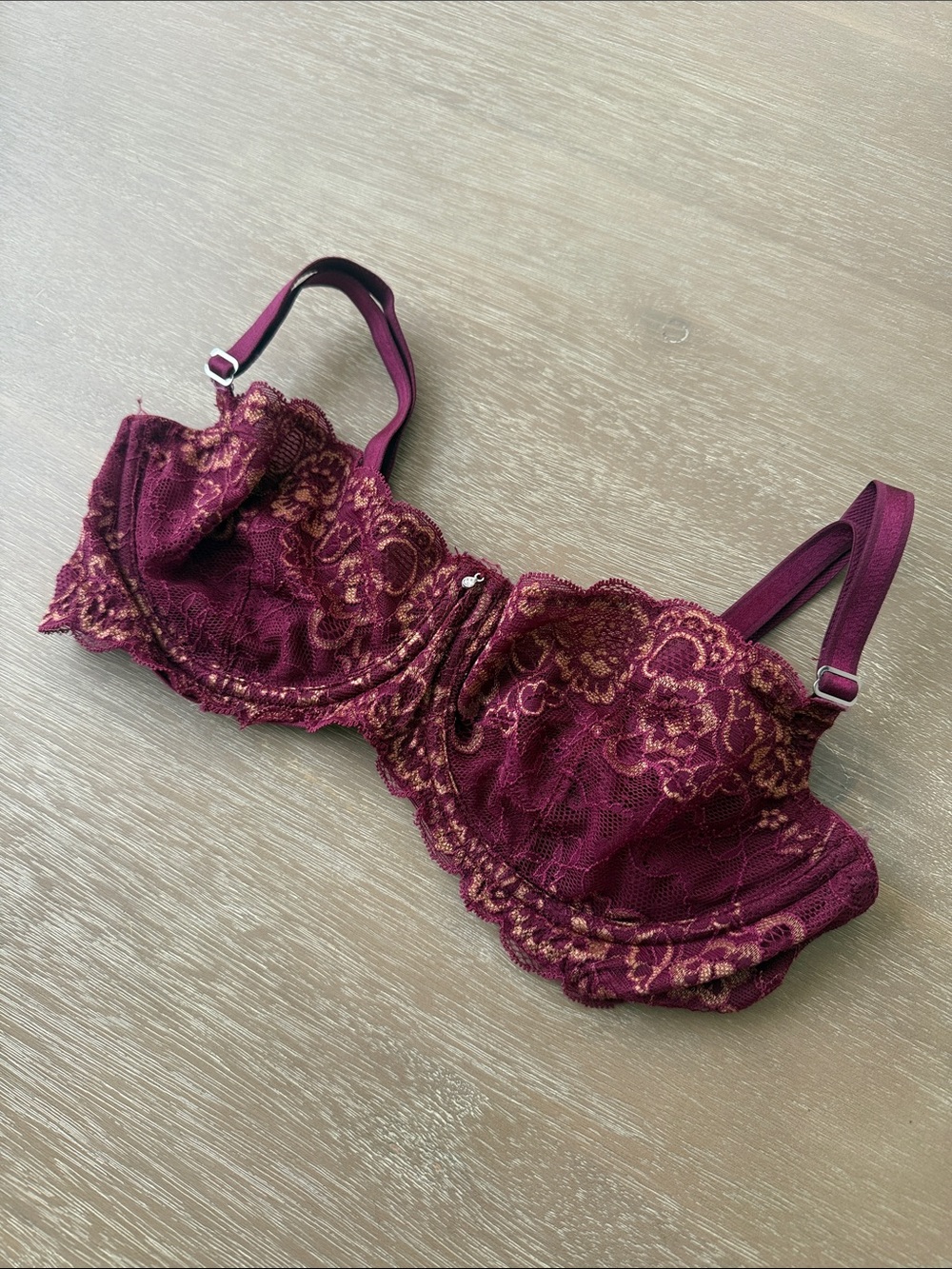 Lace Unlined Bra | 36C